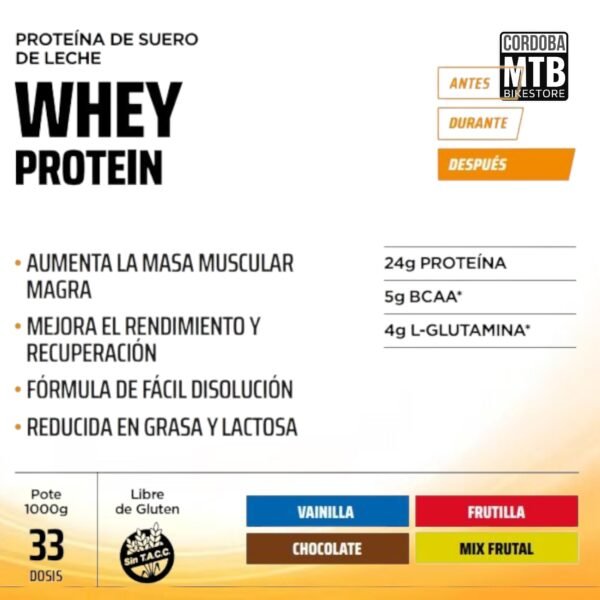 WHEY PROTEIN Nutremax - Imagen 2