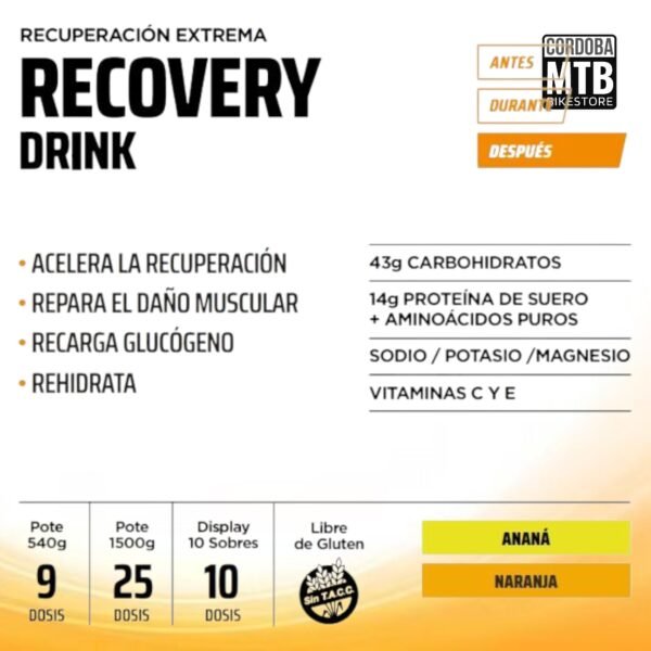 Recovery drynk 1500gr - Imagen 2